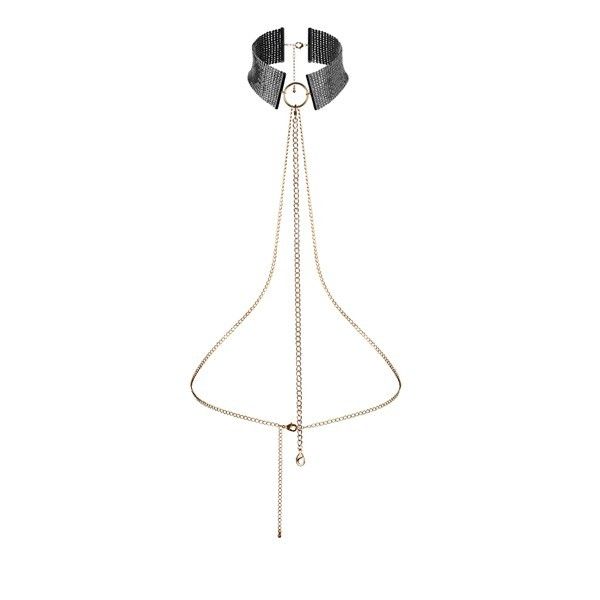 BIJOUX - COLLAR METALIZADO NEGRO DÉSIR MÉTALLIQUE