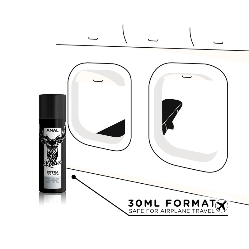 AGUJERO NEGRO - DILATACIÓN ANAL CON BASE DE SILICONA EN GEL 30 ML