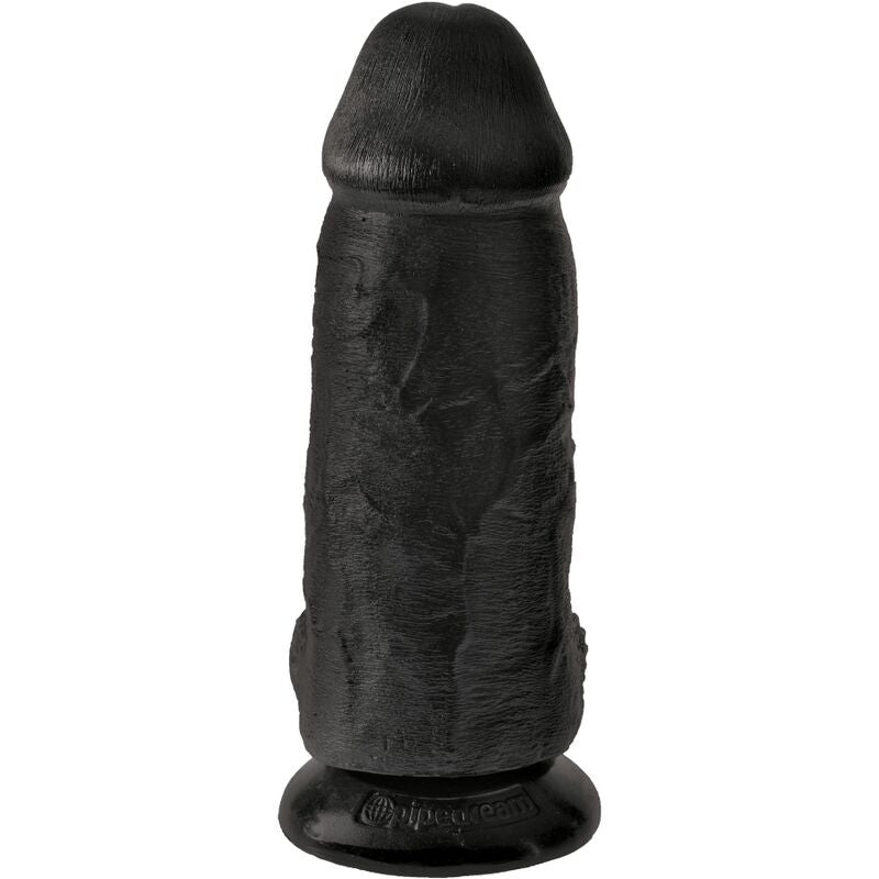 KING COCK - PÊNIS GORDINHO REALISTA DE 23 CM PRETO