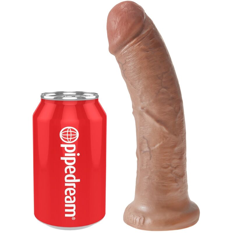 KING COCK - PENE REALISTA 19,5 CM CARAMELO