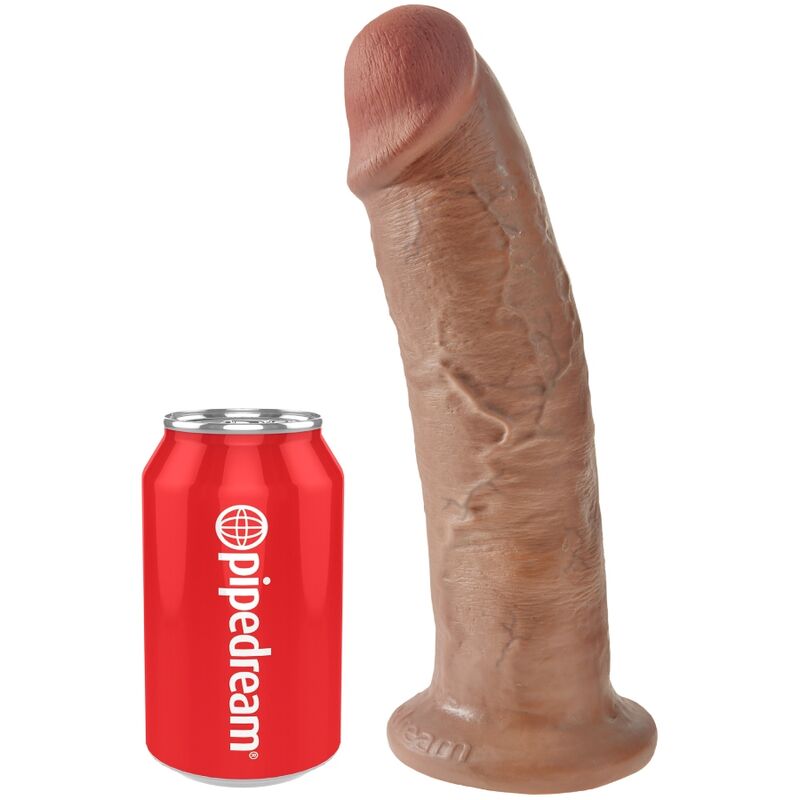 KING COCK - PÊNIS REALISTA DE 24 CM CARAMELO