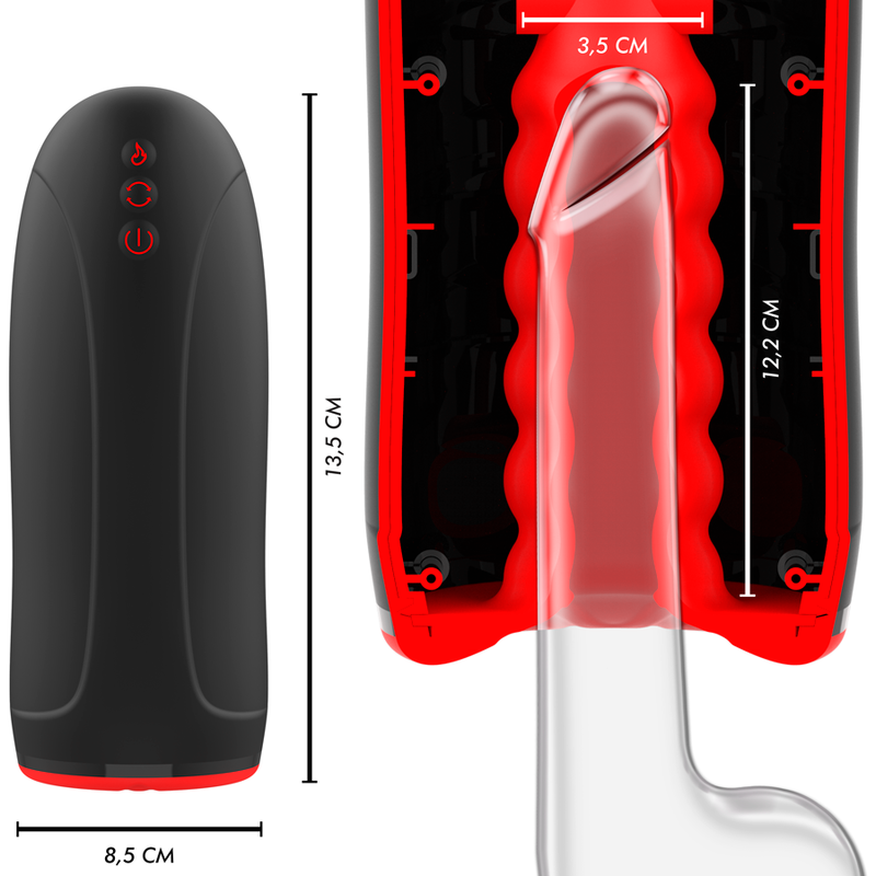 JAMYJOB - SWING-R MASTURBADOR CON EFECTO DE CALOR, TECNOLOGÍA SWING Y VIBRACIÓN