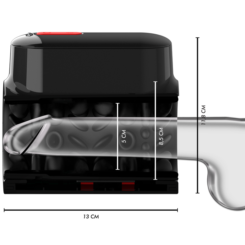 JAMYJOB - MASTURBADOR CON MODO TURBO, TECNOLOGÍA DE EMPUJE DE VÓRTICE Y ROTACIÓN DE 360°