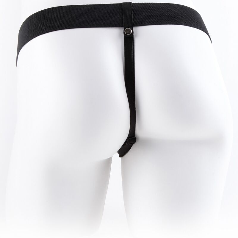 SÉRIE FETICHE FANTASIA - PÊNIS REALISTA COM TESTÍCULOS, 17,8 CM, COM CONTROLO REMOTO E ARNÊS AJUSTÁVEL