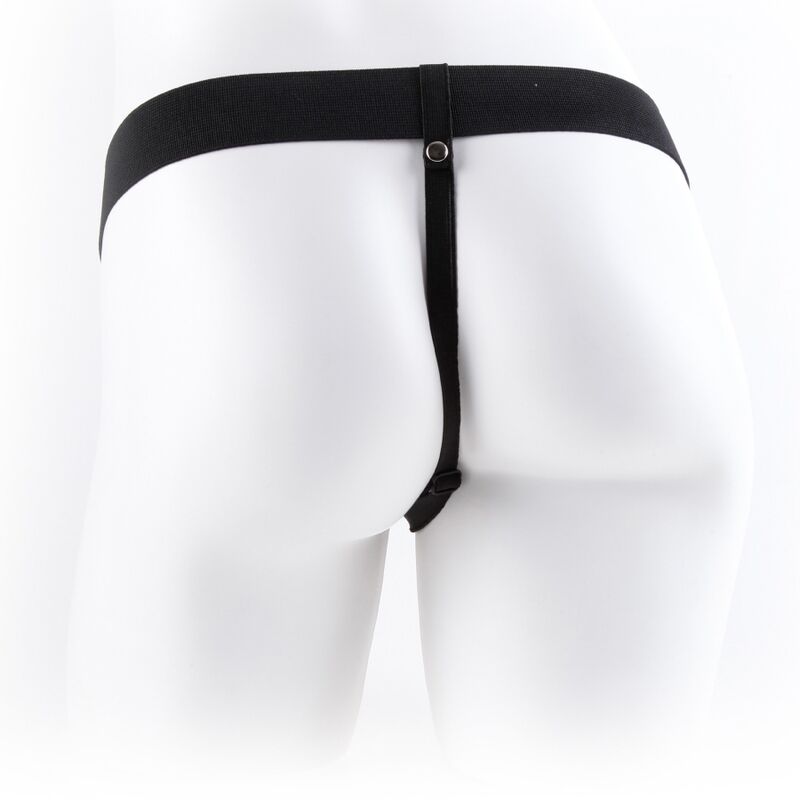 SÉRIE FETICHE FANTASIA - PÊNIS REALISTA COM TESTÍCULOS, 23 CM, COM CONTROLO REMOTO E ARNÊS AJUSTÁVEL