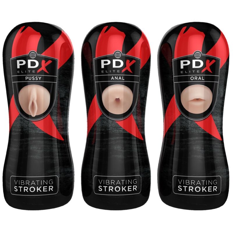 PDX ELITE - SET DE CARGADORES 12 UNIDADES: 6X VAGINA, 3X ANO, 3X BOCA