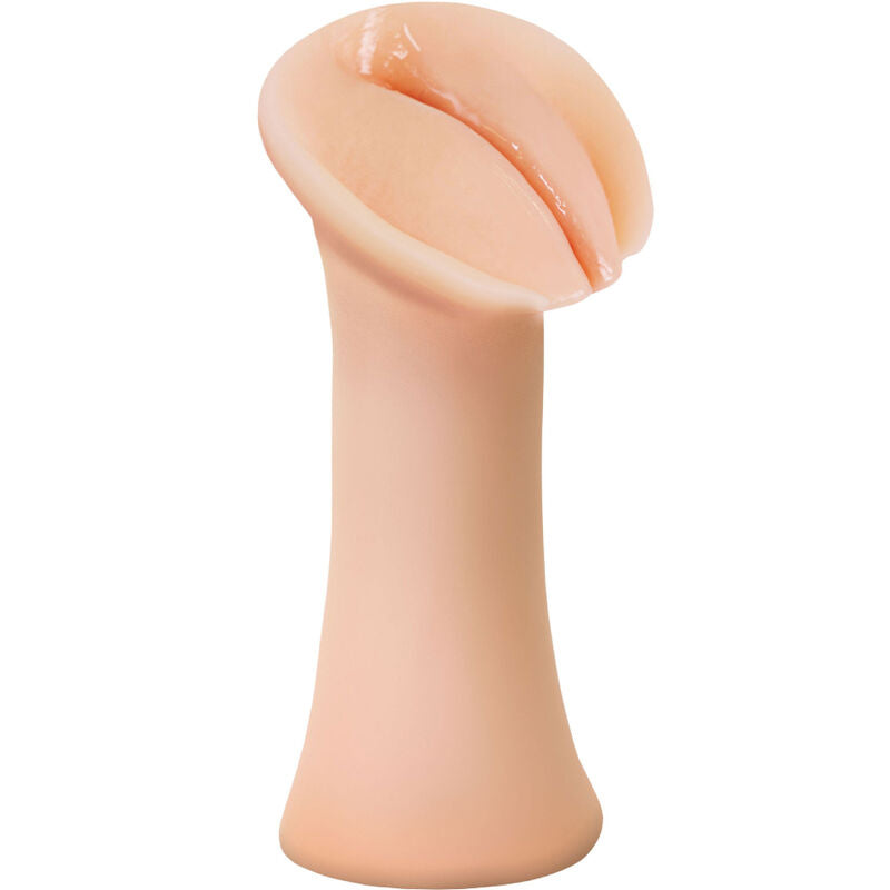 FETICHE DE FANTASIA EXTREMO - MASTURBADOR DE SILICONE COM FENDA ESCORREGADIO