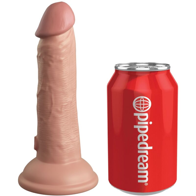 KING COCK - ARNÉS AJUSTABLE ELITE CON DILDO 15,2 CM PARA PRINCIPIANTES