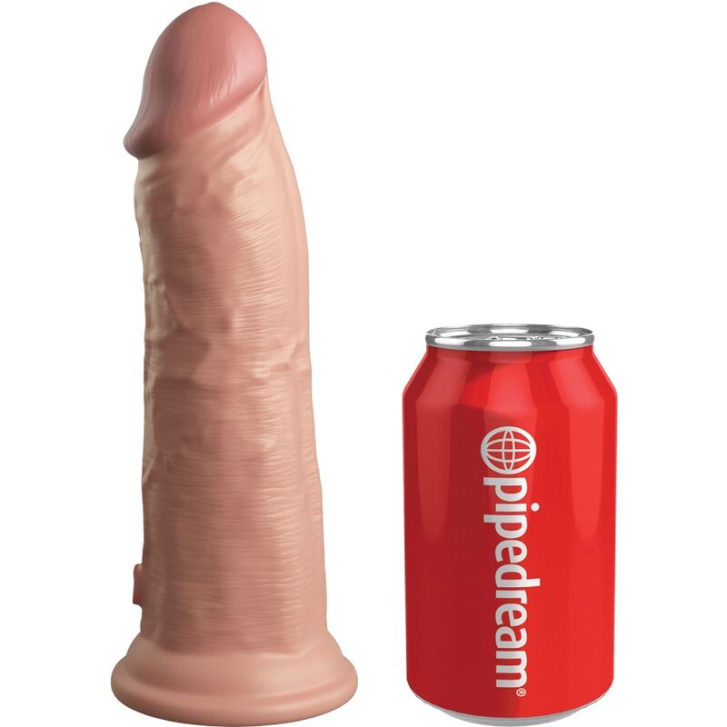 KING COCK - KIT DE ARREIO AJUSTÁVEL ELITE DELUXE COM ANEL PARA TESTÍCULOS E DILDO DE 20,3 CM