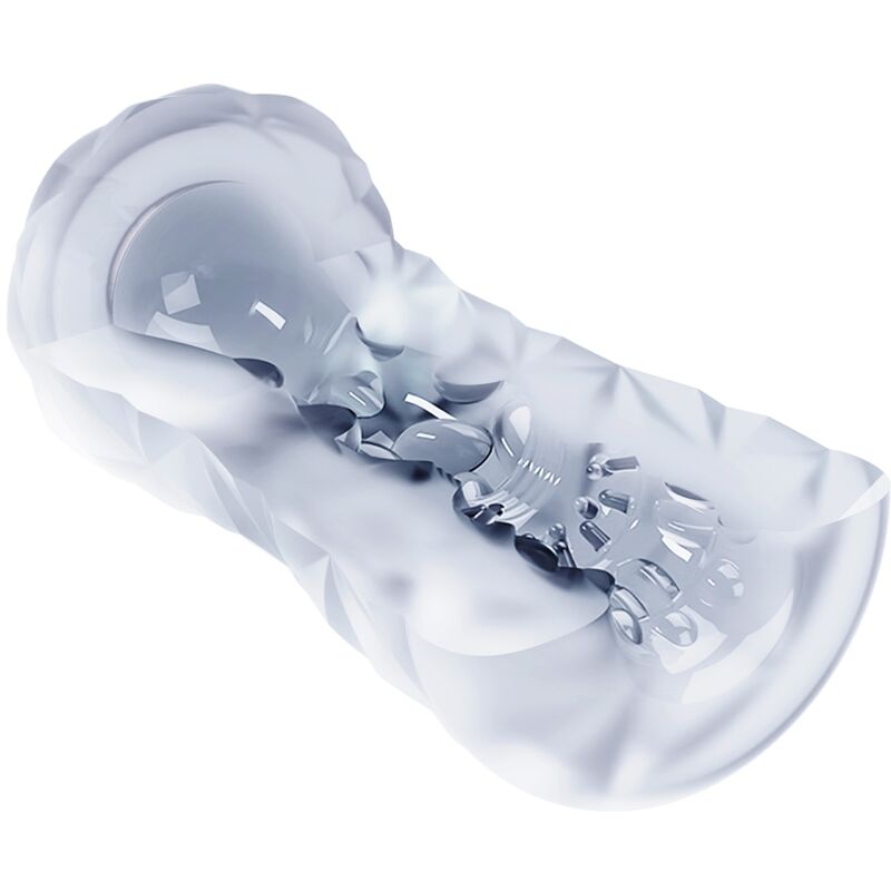 PRETTY LOVE - MASTURBADOR MASCULINO DE FANTASÍA CON ESPIRAL INTERNA Y BOLAS TRANSPARENTES