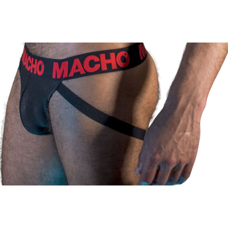 MACHO - MX26X2 JOCK PRETO/VERMELHO G