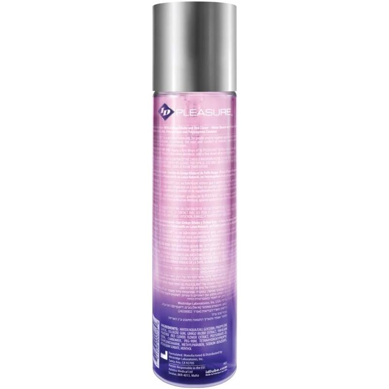 ID PLEASURE - LUBRIFICANTE À BASE DE ÁGUA COM SENSAÇÃO DE FORÇA 500 ML