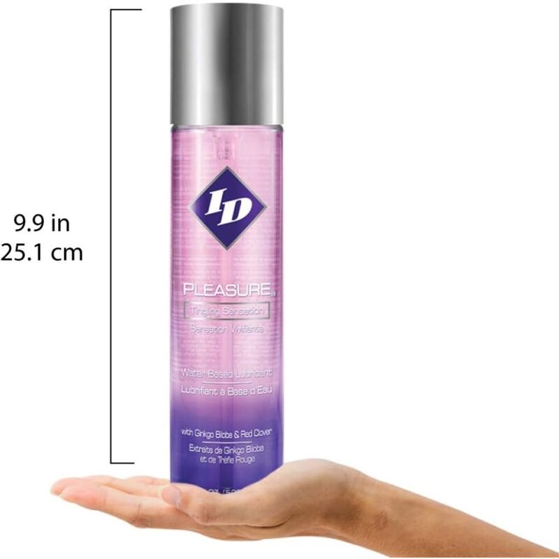 ID PLEASURE - LUBRIFICANTE À BASE DE ÁGUA COM SENSAÇÃO DE FORÇA 500 ML