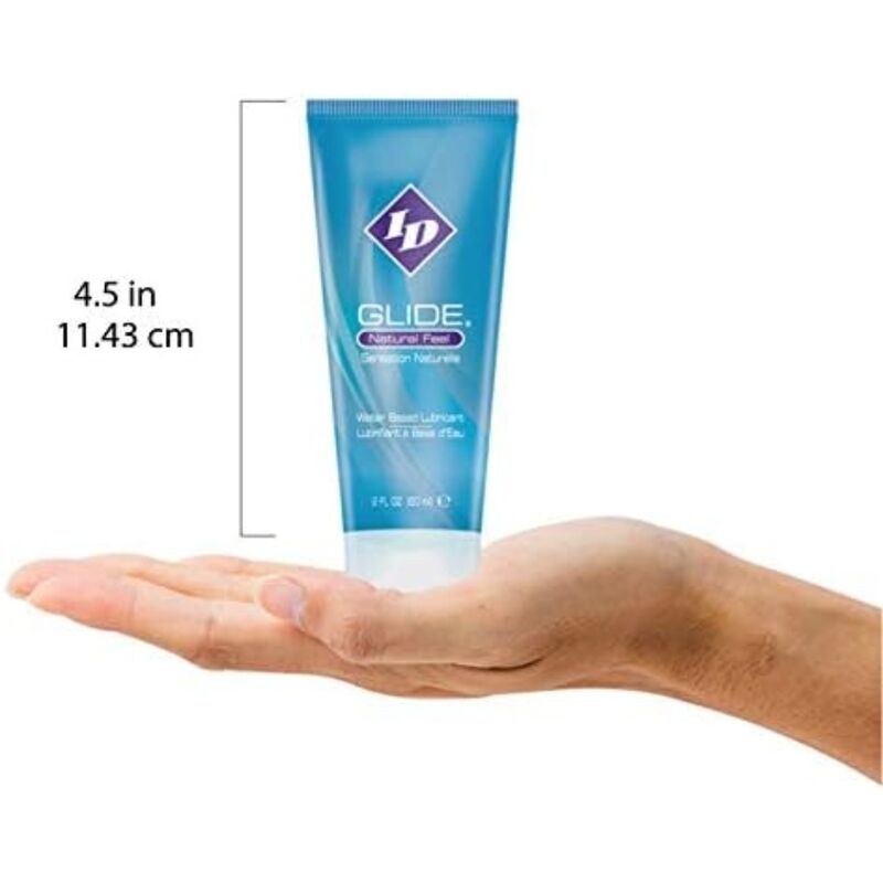 ID GLIDE - LUBRIFICANTE À BASE DE ÁGUA DE LONGA DURAÇÃO EM TUBO DE VIAGEM DE 60 ML