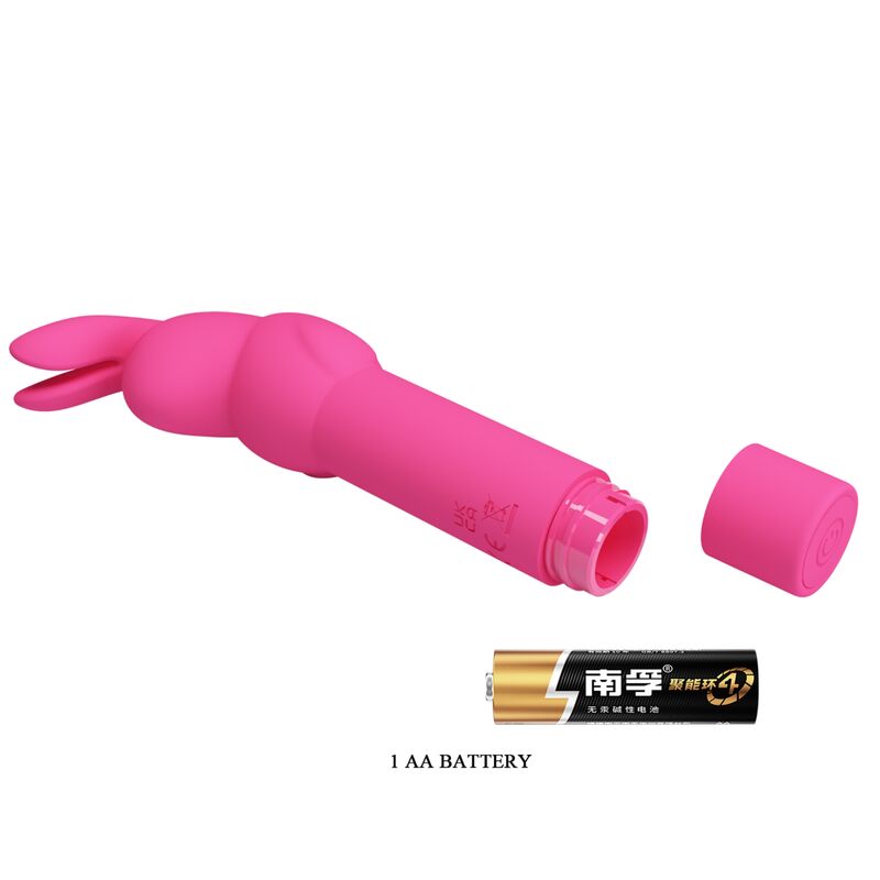 PRETTY LOVE - VIBRADOR DE SILICONA CONEJO FUCSIA GERARDO