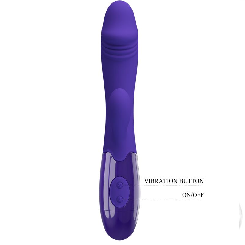 PRETTY LOVE - VIBRADOR SNAPPY YOUTH E ESTIMULADOR DE PONTO G VIOLET