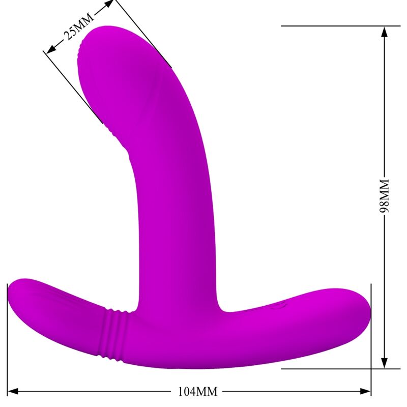 PRETTY LOVE - MASSAGEADOR DE CLITÓRIS GERI COM CONTROLO REMOTO ROSA