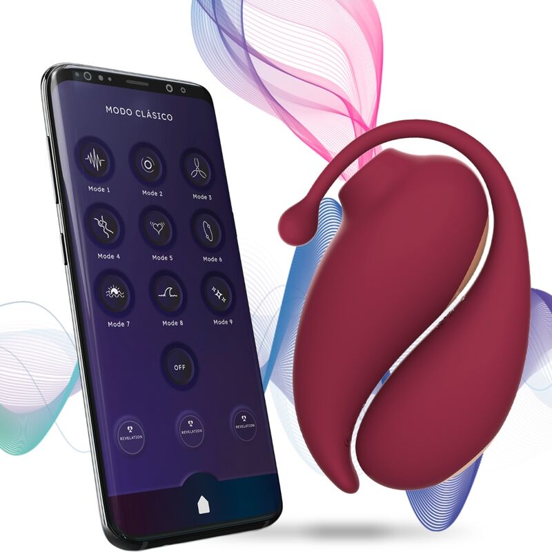 ADRIEN LASTIC - INSPIRATION CLITORIS SUCKER + RED VIBRATING EGG - FREE APP