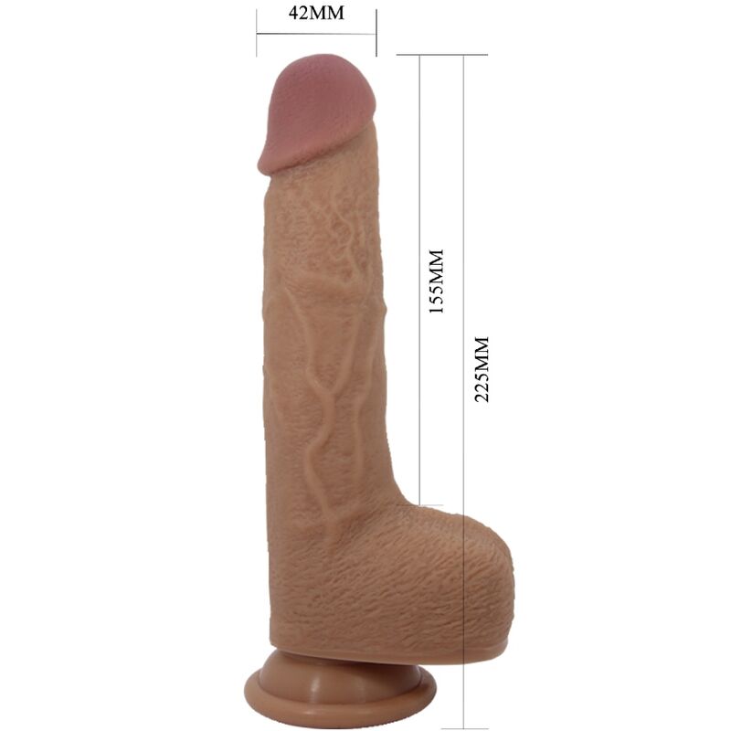 PRETTY LOVE - TOMMY VIBRADOR DILDO REALISTA 22,5 CM