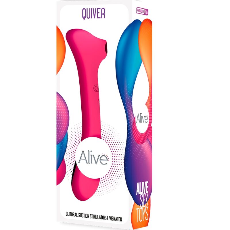 ALIVE - QUIVER SUCTION & VIBRATOR FUCHSIA