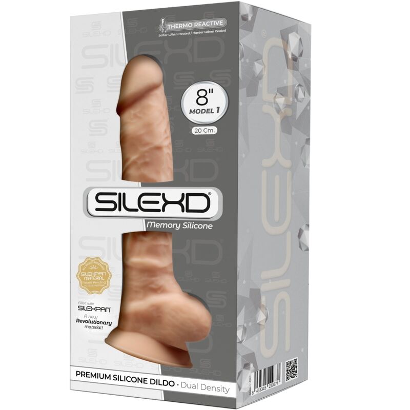 SILEXD - MODELO 1 PÊNIS REALISTA PREMIUM SILEXPAN SILICONE 20 CM
