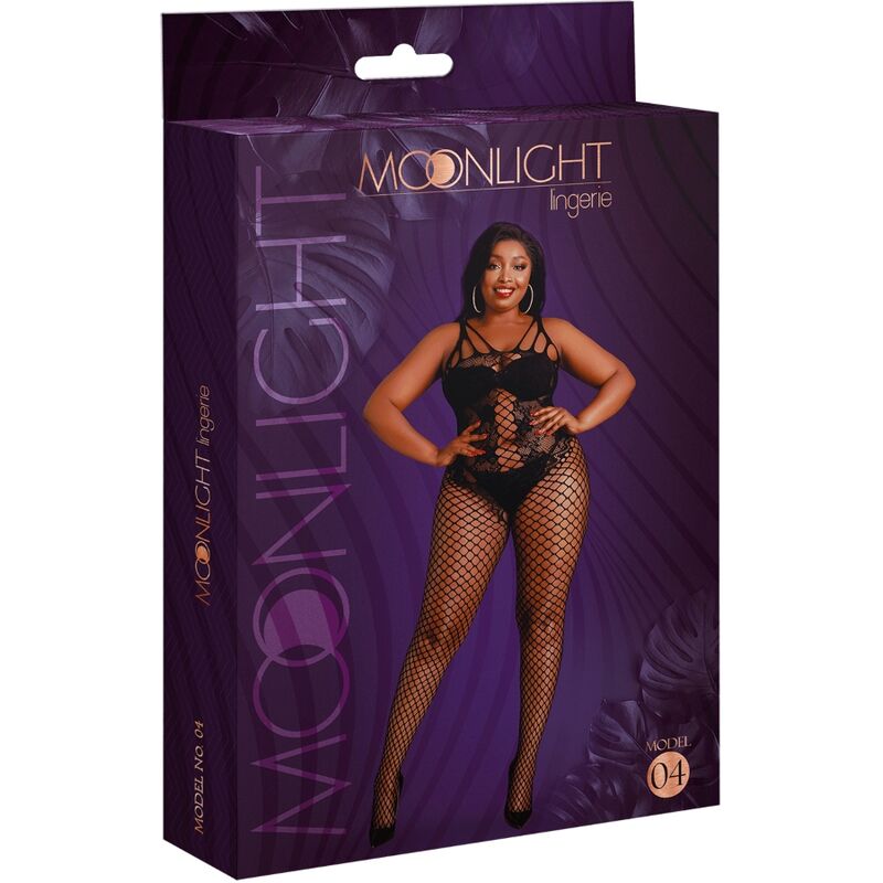 MOONLIGHT - MODELO 4 MEIA-CALÇA PRETA TAMANHO PLUS SIZE