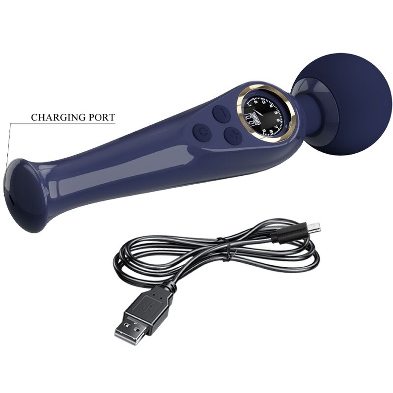 PRETTY LOVE - SKYLER VIBRATOR WAND AZUL