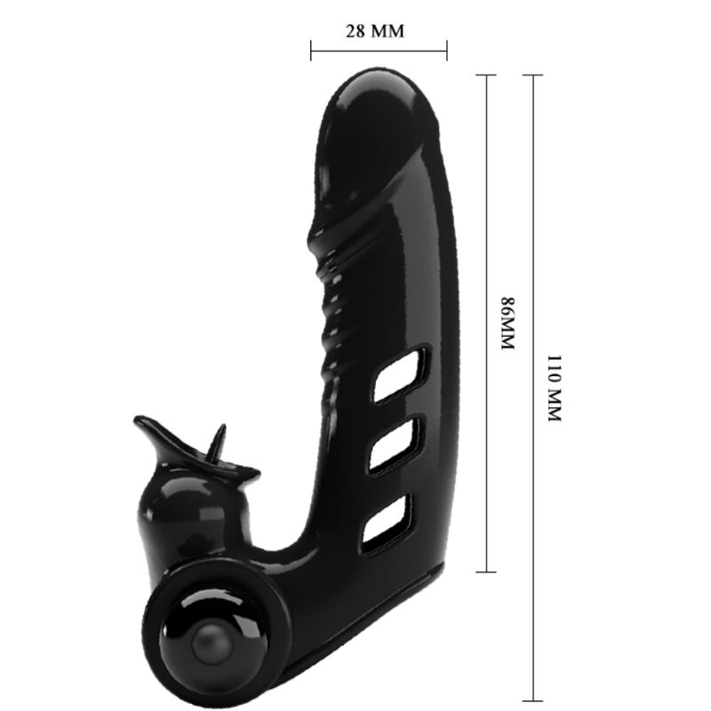 PRETTY LOVE - CAPA PARA DEDOS DO VIBRADOR CORBIN BLACK