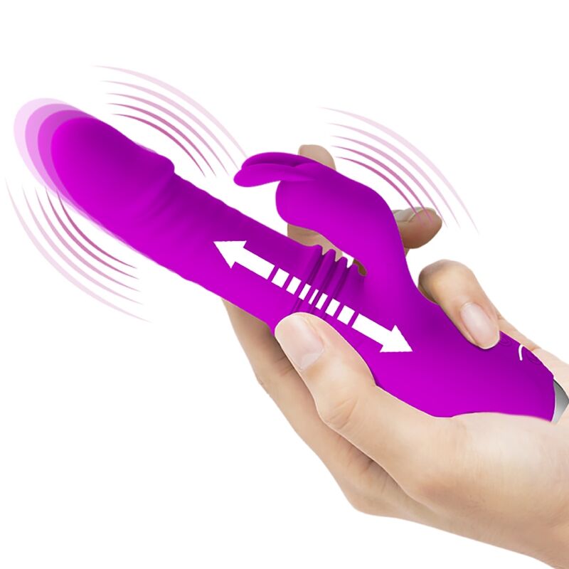 PRETTY LOVE - VIBRADOR COELHO RECARREGÁVEL DOROTHY ROXO