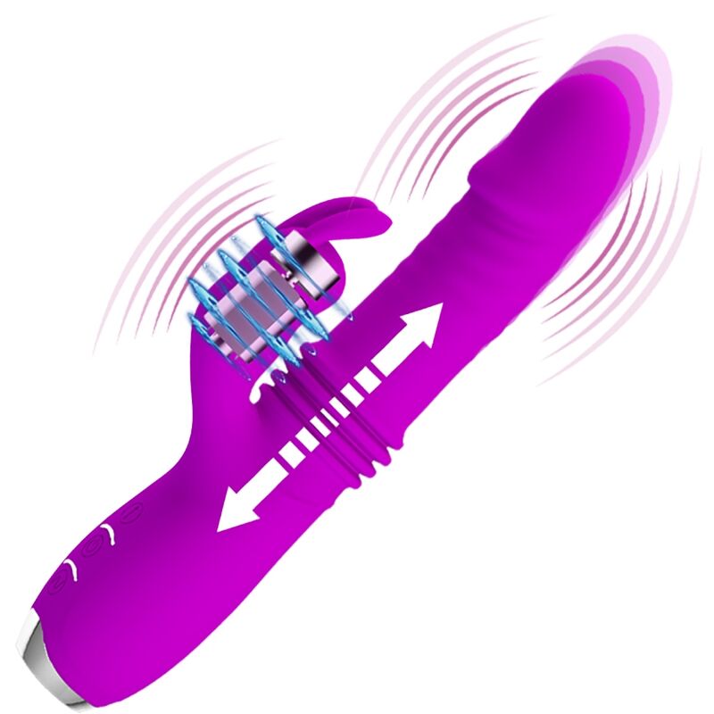PRETTY LOVE - VIBRADOR COELHO RECARREGÁVEL DOROTHY ROXO