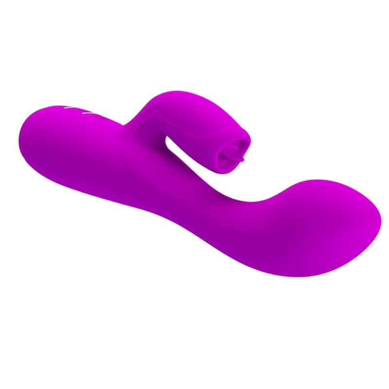 PRETTY LOVE - GLORIA VIBRADOR CONEJO RECARGABLE - IMPERMEABLE MORADO