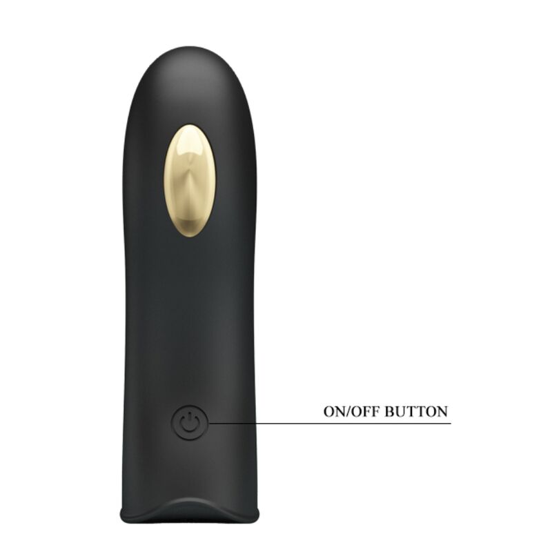 PRETTY LOVE - FUNDA PARA DEDO CON ELECTROESTIMULADOR MARICO NEGRO