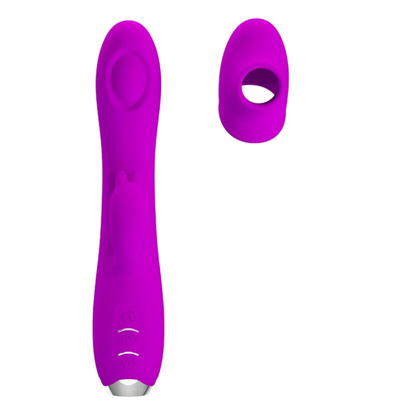 PRETTY LOVE - VIBRADOR REGINA - ONDAS ESTIMULANTES RECARGABLES MORADO
