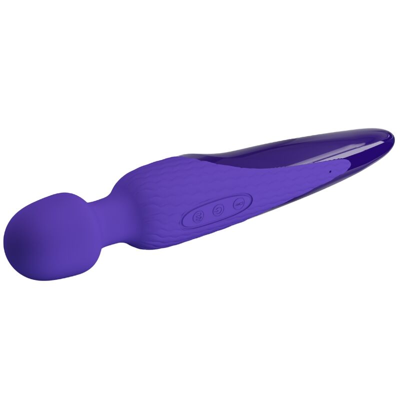 PRETTY LOVE - ANTONY YOUTH WAND VIBRATOR COM EFEITO DE CALOR VIOLETA