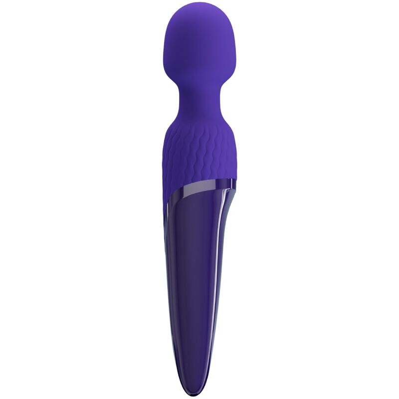 PRETTY LOVE - ANTONY YOUTH WAND VIBRATOR COM EFEITO DE CALOR VIOLETA