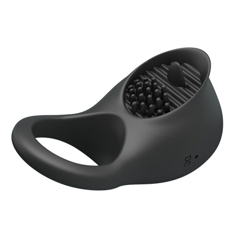 PRETTY LOVE - ANILLO VIBRADOR PARA EL PENE CON LENGUA NEGRA