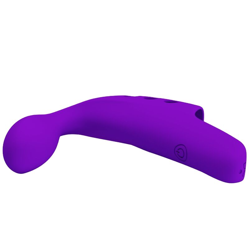 PRETTY LOVE - VIBRADOR DE DEDO RECARGABLE GORGON PÚRPURA