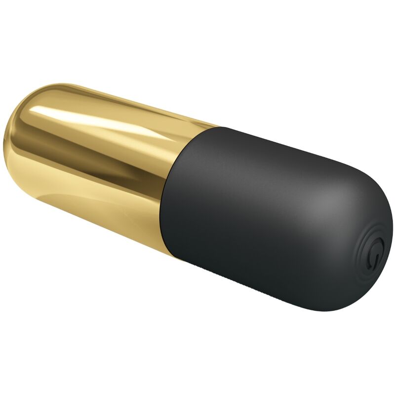 PRETTY LOVE - VIBRADOR BULLET RECARREGÁVEL DOURADO