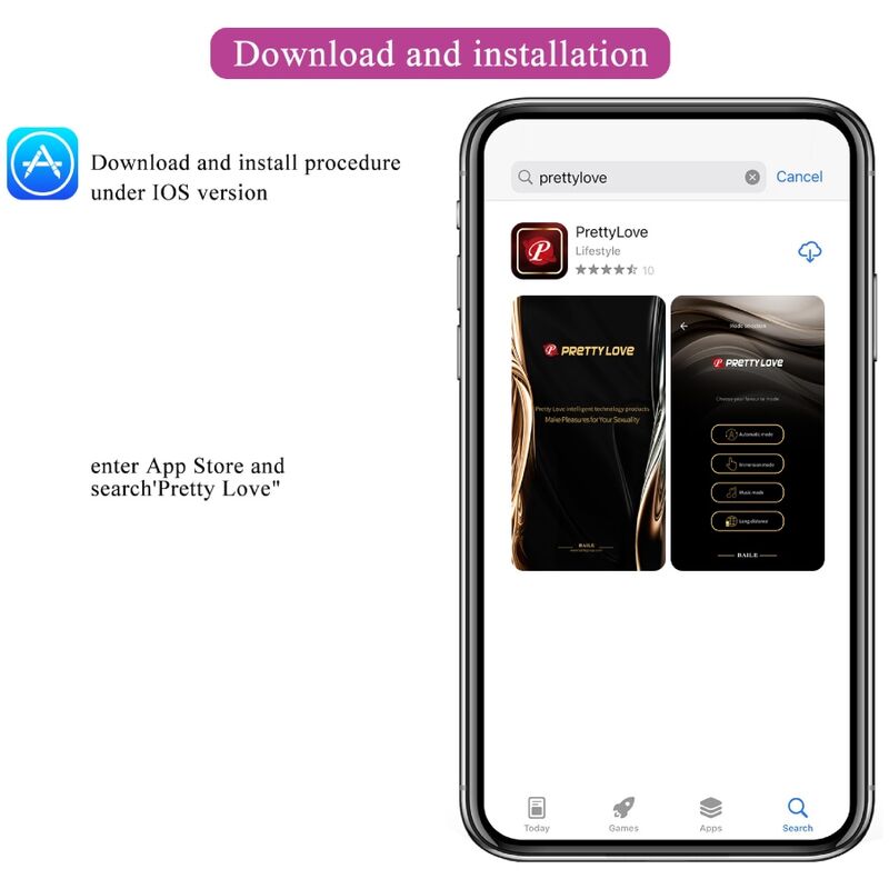 PRETTY LOVE - OVO VIBRATÓRIO NYMPH CONTROLADO POR APLICAÇÃO ROXO