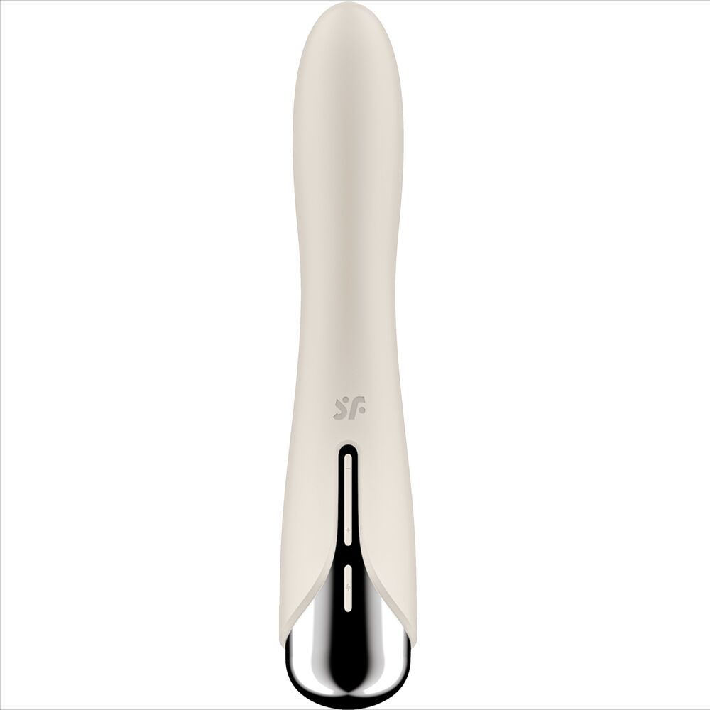 SATISFYER - VIBRADOR GIRATORIO 1 PUNTO G BEIGE