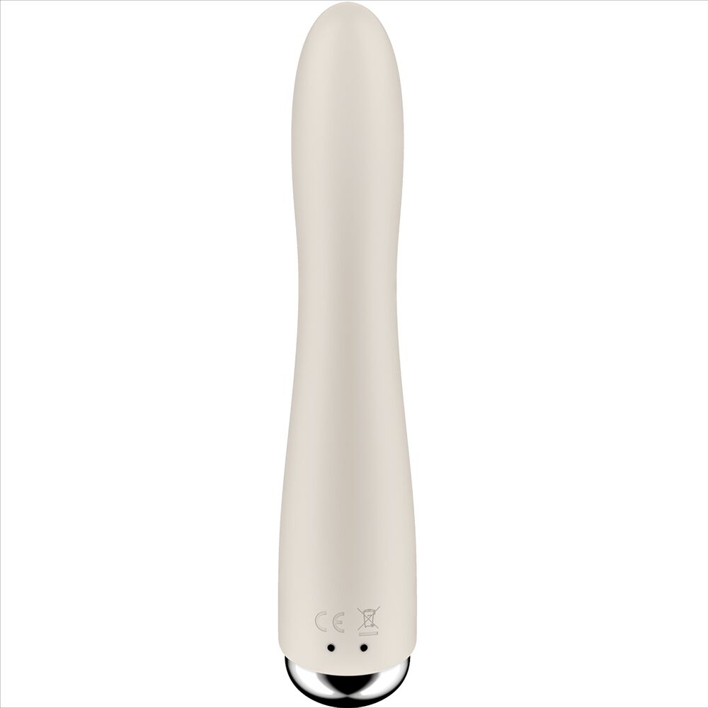 SATISFYER - VIBRADOR GIRATORIO 1 PUNTO G BEIGE