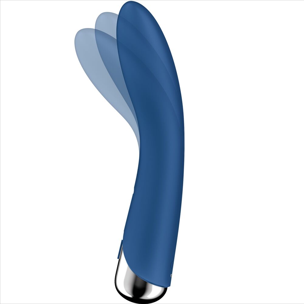 SATISFYER - VIBRADOR GIRATORIO 1 PUNTO G AZUL