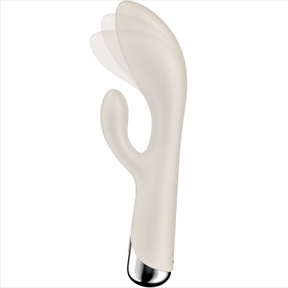 SATISFYER - SPINNING RABBIT 1 ESTIMULAÇÃO DO CLITÓRIS E DO PONTO G BEGE