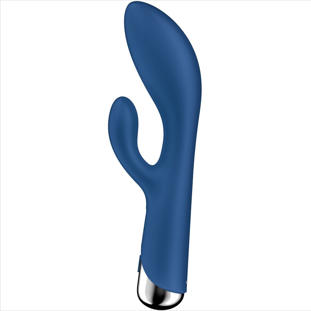 SATISFYER - COELHO GIRATÓRIO 1 ESTIMULAÇÃO DO CLITÓRIS E DO PONTO G AZUL