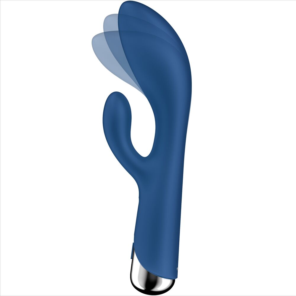 SATISFYER - COELHO GIRATÓRIO 1 ESTIMULAÇÃO DO CLITÓRIS E DO PONTO G AZUL