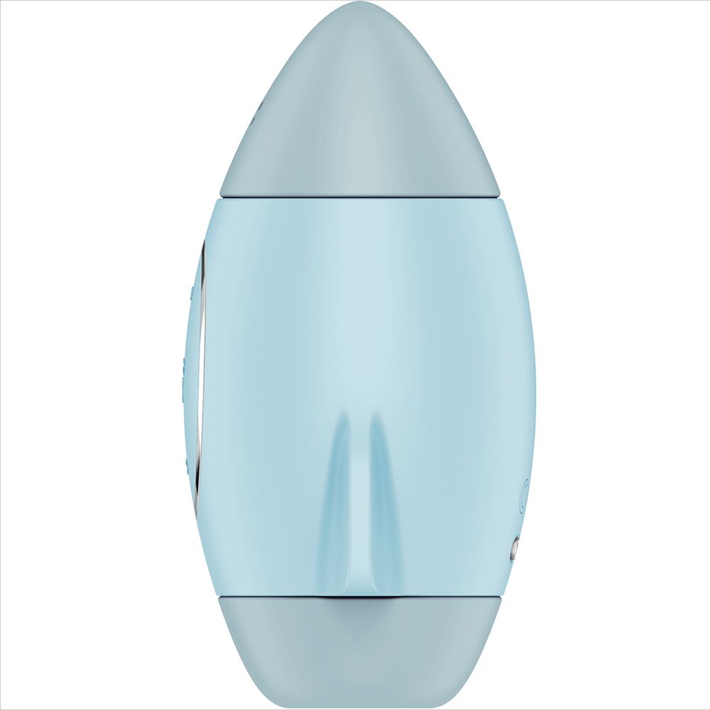 SATISFYER - MISSION CONTROL AZUL PEQUENO VIBRADOR DE DUPLO IMPULSO