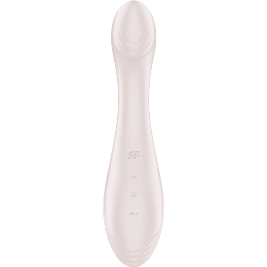 SATISFYER - VIBRADOR G-FORCE ESTIMULADOR DE PONTO G BEGE