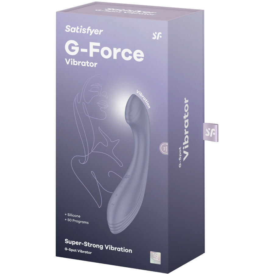SATISFYER - VIBRADOR G-FORCE ESTIMULADOR DO PONTO G VIOLETA