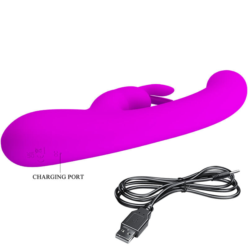 PRETTY LOVE - VIBRADOR LAMAR RABBIT E VIOLET G-SPOT