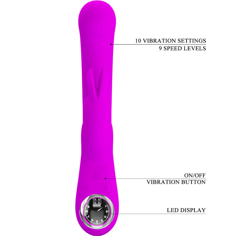 PRETTY LOVE - VIBRADOR LAMAR RABBIT E VIOLET G-SPOT